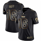 Nike Rams 16 Jared Goff Black Gold Vapor Untouchable Limited Jersey Dyin,baseball caps,new era cap wholesale,wholesale hats